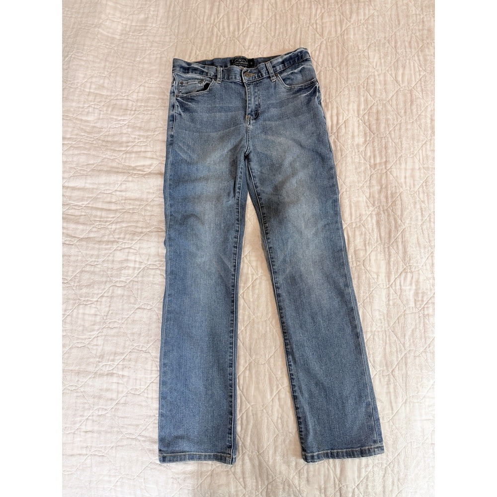 Lucky Brand Youth Size 18 Classic Straight Blue Jeans Dark Wash